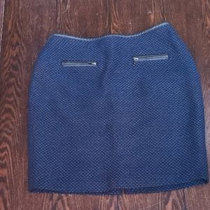 Royal Blue & Black Skirt by Contemporaine - Simon's